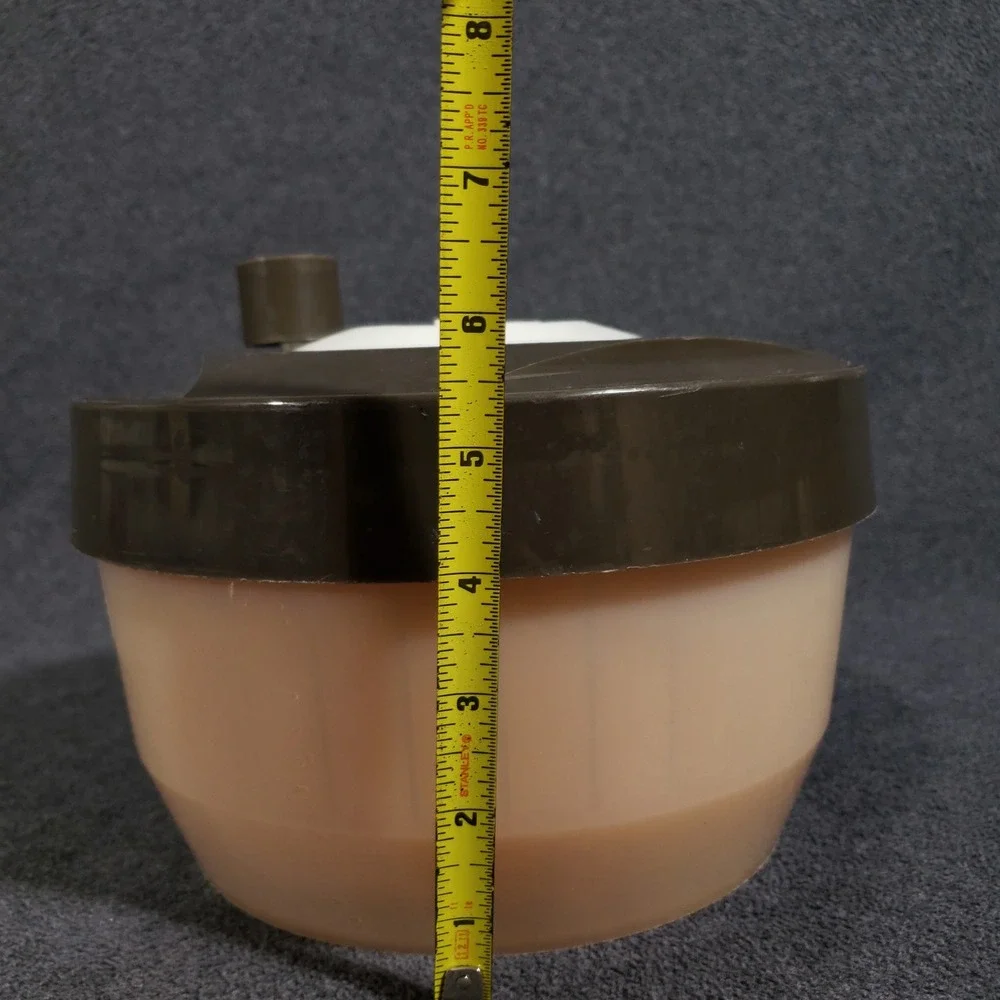 Triumph Salad Spinner Brown Vintage French Made Manual‎ Kitchen Tool 9 in Wide
